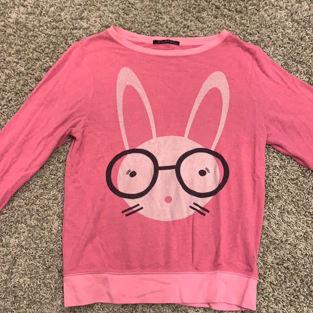 Wildfox bunny baggy beach jumper